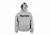 Rothco Marines Pullover Hooded Sweatshirt, Grey, L, 9186-Grey-L