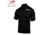Rothco Moisture Wicking Public Safety Polo Shirt, L, Black W/ Gold Lettering, 2316-BlackWGoldLettering-L