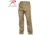 Rothco Relaxed Fit Zipper Fly BDU Pants, Khaki, Extra Small, 2931-Khaki-XS