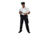 Rothco Short Sleeve Uniform Shirt, White, M, 30015-White-M