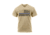 Rothco Thin Blue Line T-Shirt, Desert Sand w/ Black Flag, L, 3960-DesertSandwBlackFlag-L