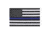 Rothco Thin Blue Line U.S. Flag, 2x3, 1516-2x3
