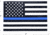 Rothco Transparent Thin Blue Line Flag Decal, Small, 12930-S