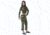 Rothco Zip-Up Sweatshirt - Women's, Extra Small, Woodland Camo, 1018-807