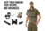 Rothco X Bear Archery Fred Camo Ranger Vest, Camo, Small, 613902036154