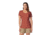 Royal Robbins Amp Lite S/S Tee - Womens, Baked Clay Htr, Large, Y311029-911-L