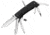 RUIKE L41 Large Multifunction Knife Multi-Tools, Folding Knife, 4.5in Closed, Black G10 Handle, Drill, Facer, Spoke Wrench, Black, L41-B