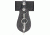Safariland 168 Key Ring, 2 Snap, Flap Style 168-4PBL