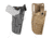 Safariland 7360RDS 7TS ALS/SLS Mid-Ride Duty Holster, Black, FDE Brown, Plain Black