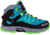 Salewa Alp Trainer Mid GTX Hiking Boots - Kids, Blue Danube/Fluo Green, 3.5, 00-0000064010-8375-3.5