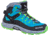 Salewa Alp Trainer Mid GTX Hiking Boots - Kids, Blue Danube/Fluo Green, 3.5, 00-0000064010-8375-3.5