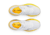 Saucony Kinvara Pro Shoes - Womens, Fog/Vizigold, 7.5, Medium, S10847-122-020-M-7.5