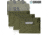 Savior Equipment Replacement Pistol Sleeve for Specialist Range Bag - 3 Pack, OD Green, 11.5in x 7.5in, OD Green, 11.5in x 7.5in, HC-RA3GUN-SPARE-3PC-OG