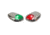 Sea-Dog Side Mount LED Navigation Port / Starboard Lights, 2 NM, Stainless Steel, 400079-1