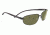 Serengeti Trapani Sunglasses - Satin Black/Gray Stripe Frame, 555nm Polarized Lenses 7597