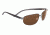 Serengeti Trapani Sunglasses - Shiny Gunmetal/Gray Stripe Frame, Drivers Polarized Lenses 7598
