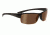 Serengeti Corrente Sunglasses - Shiny Crystal Cognac/Satin Dark Brown Frame, Polar PhD Drivers Gold Lenses 7698