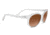 Serengeti Caterina Sunglasses,Shiny Cloud Frame,Drivers Gradient Round Lens 8431