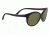 Serengeti Caterina Sunglasses, Shiny Black/Brown Wood Frame, Polarized Drivers Lens, 8186