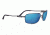 Serengeti Dante Sunglasses,Black Pearl Frame,Polarized 555nm Blue Rectangle Lens 8458