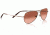 Serengeti Aviator Sunglasses, Small - Silver Frame Champagne, Drivers Gradient Lens 7095