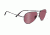 Serengeti Medium Aviator Sunglasses, Shiny Gunmetal Frame, Polarized Sedona Lens, 8088