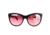 Serengeti Valentina, Polarized Sedona Bi mirror, Round/Cat-Eye, Female, Satin Black/Satin Silver, Medium, 8570