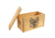 Sheffield Standard Pine Craft Box, Crest Design, Brown, 12650-6