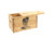 Sheffield Standard Pine Craft Box, Wolf Design, Brown, 12650-2