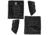 Shellback Tactical Banshee Side Armor Plate Pockets, 6x6 Set of 2, Black, SBT-BSPP-BK