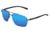 Simplify Lennox Polarized Sunglasses - Unisex, Gunmetal/Blue, One Size, SSU119-BL