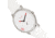 Simplify The 7200 Leather-Band Watch, White/White, One Size, SIM7201