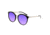Sixty One Sunglasses Moreno Polarized Sunglasses, Black/Purple, One Size, SIXS145PU