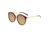 Sixty One Sunglasses Moreno Polarized Sunglasses, Burgandy/Gold, One Size, SIXS145GD