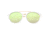 Sixty One Sunglasses Moreno Polarized Sunglasses, White Frame, Mint Lens - Womens, SIXS145PGX