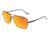 USED Sixty One Sunglasses Teewah Polarized Sunglasses - Unisex, Black/Red-Yellow, One Size, SIXS105BK, EDEMO1