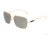 Sixty One Sunglasses Teewah Polarized Sunglasses - Unisex, Gold/Silver, One Size, SIXS105GD