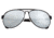 Sixty One Sunglasses Wreck Polarized Sunglasses - Unisex, Black/Silver, One Size, SIXS107BK