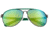 Sixty One Sunglasses Wreck Polarized Sunglasses - Unisex, Gunmetal/Green, One Size, SIXS107GM