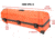 SKB Cases ATA Staff Pro Travel Case, XL, Orange, 2SKB-SPXL-O