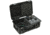 SKB Cases iSeries Injection Molded case w/foam for 12 Mics w/storage compartment, Black 3i-2011-MC12