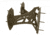 Skull Hooker Dual Shoulder Mount, Brown, SKH-DSM-BRN