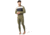 Smartwool Classic Thermal Merino Base Layer Colorblock Crew - Mens, K66 Winter Moss Heather, Large, SW016353K66L