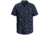 Smartwool Everyday Short Sleeve Button Down - Mens, Deep Navy Gone Camping, Small, SW017017N371S