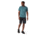 Smartwool Merino 150 Baselayer Short Sleeve - Mens, Pacific Stripe, Medium, SW016041D55-M