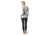 Smartwool Merino 250 Baselayer Pattern 1/4 Zip - Womens, Light Gray Traced Dahlia, Extra Small, SW016375E41-XS