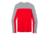 Smartwool Merino Sport 250 Long Sleeve Crew - Mens, Light Gray Heather/Cardinal Red, 2XL, SW019023E76-XXL