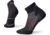 Smartwool Run Zero Cushion Ankle Socks - Mens, 001 Black, Medium, SW001653001M