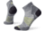 Smartwool Run Zero Cushion Ankle Socks - Mens, 052 Medium Gray, Medium, SW001653052M