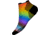 Smartwool Run Zero Cushion Pride Rainbow Print Low Ankle Socks, Multi Color, Small, SW0020811501-S